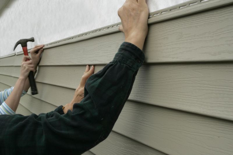 Vinyl Siding Installation on a House