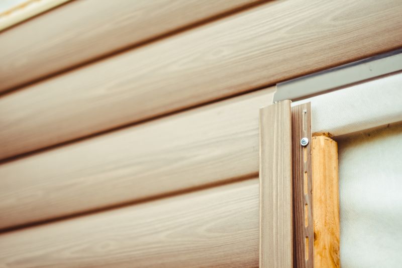 Close-up of Siding Panel Installation